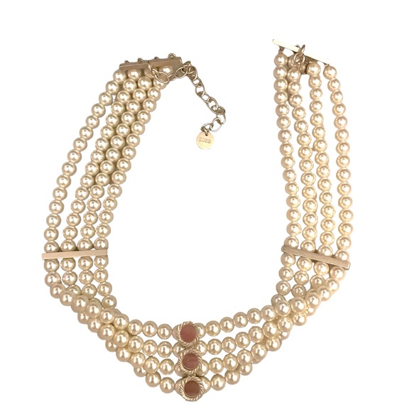 Dior Layered Pearl Choker - Picture 1 of 4
